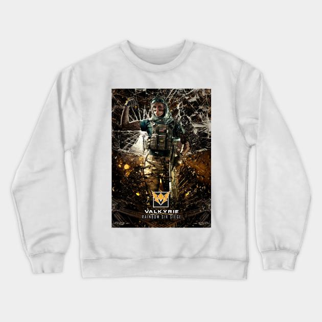 Rainbow Six Seige - Valkyrie Crewneck Sweatshirt by syanart